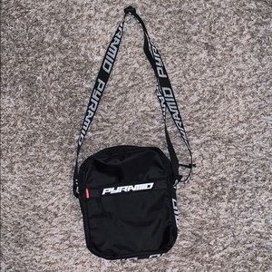 Black Pyramid Shoulder Bag